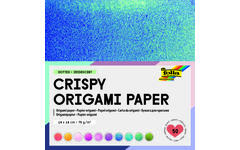 Knutselpapier iriscerend, 50 vel 14 x 14 cm in 10 kleuren, 75 grs.