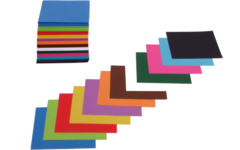 Vouwbladen 12 x 12 cm 60 grs 12-kleuren 480 vel