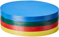 Vouwbladen rond 20 cm 60 grs 4-kleuren 480 vel