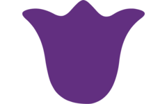 Plakfiguren tulp, 400 stuks
