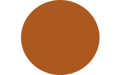 Plakfiguren rond 25 mm, bruin 400 stuks