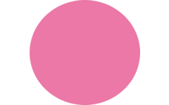 Plakfiguren rond 16 mm, roze 400 stuks