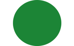 Plakfiguren rond 14 mm, groen 400 stuks