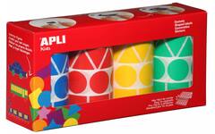 Plakfiguren zelfklevend XL assorti, 4 rol