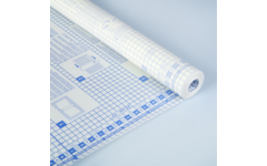 Kaftfolie 50 micron zelfklevend transparant 45 cm, 20 meter