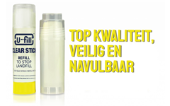 Plakstift Clear stick extra sterk 40 gram, navulbaar