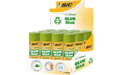 Plakstift BIC ECOlutions 36 gram box met 12 stuks 9 + 3 gratis!