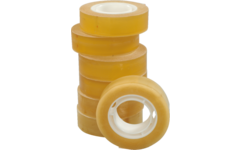 Plakband 15 mm x 33 meter transparant, 10 rol