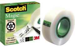 Plakband Scotch magic tape 19 mm x 33 meter