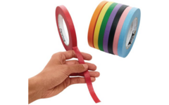 Crêpeplakband assorti 13 mm x 55 meter, 8 rollen