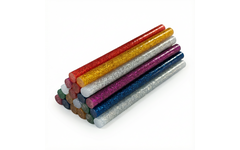 Lijmpatroon glitter 7 mm x 100 mm,  20 stuks