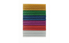 Lijmpatroon glitter 7 mm x 100 mm,  20 stuks