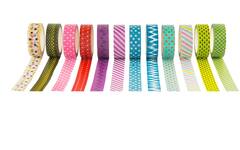 Washi Tape patronen 12 mm x 10 meter