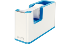 Plakbandhouder Leitz WOW wit/blauw inclusief plakband
