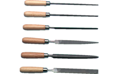 Sleutelvijl, 6 stuks diverse maten