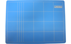 Snijmat 22x30cm 3-laags, blauw