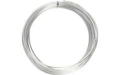 Aluminiumdraad zilver 2 mm, 10 meter