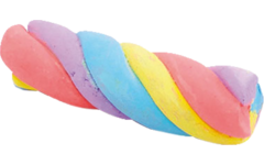Stoepkrijt klei Creall, 6 kleuren, 750 gram