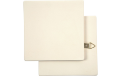 Tegel porselein 13 x 13 cm wit, 10 stuks