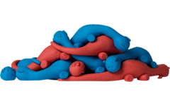 Klei Creall therm soft rood, 2 kg - vanaf 8 jaar