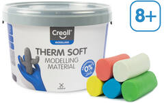 Klei Creall therm soft assorti 5 kleuren, 2 kg - vanaf 8 jaar