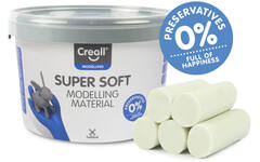 Klei Creall Super soft wit, 1750 gram
