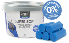 Klei Creall Super soft blauw, 1750 gram