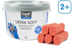 Klei Creall Ultra soft rood, 1100 gram