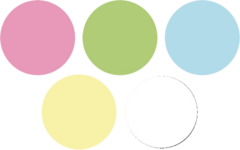 Klei Creall Ultra soft assorti 5 pastel kleuren, 300 gram