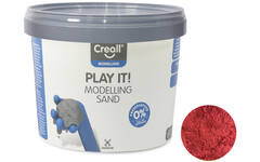 Modelleerzand Creall Play it! rood, 750 g