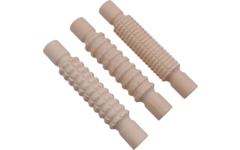 Klei roller diverse patronen, 3 stuks