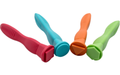 Stempel soft grip diverse patronen, 4 stuks
