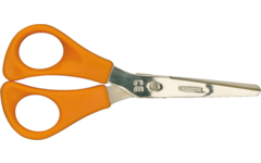 Kleuterschaartje 14 cm linkshandig oranje
