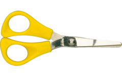 Kleuterschaartje 14 cm geel