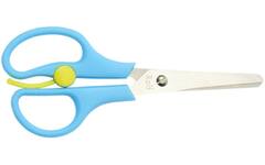 Schaar 14 cm met zelf-openende veer blauw