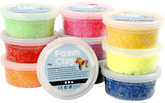 Klei foam clay 10 x 35 gr. ass.