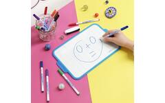 Whiteboard/wisbord BIC Velleda 19 x 26 cm blauw. 24 stuks