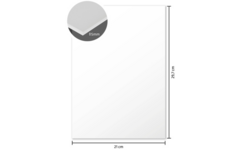 Foamboard A3 wit 5mm 2 zijdig mat papier, 10 stuks
