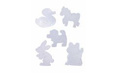Onderplaat strijkkralen maxi/XL dieren, 5 stuks