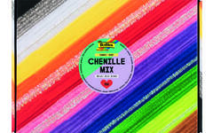Crea-box chenille 30 cm assorti, 700 stuks