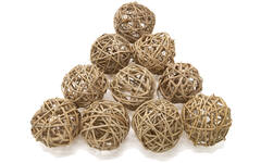 Lata-ballen 8 cm, 10 stuks