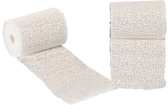 Gipsverband plat rock van 3 meter breedte 8 cm, 4 rol