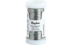 Zilverkleurig draad 0,35 mm 100 mtr.