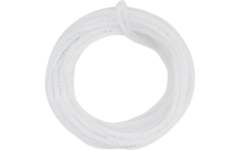 Chenilledraad 7 mtr x 9 mm wit
