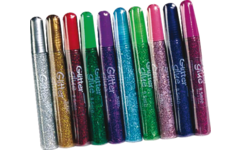 Glitter lijmpennen 9,5 ml 10 kleuren