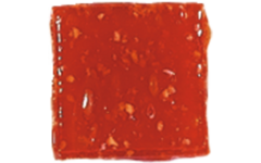 Glasmozaïek rood vierkant 1 x 1 cm, 300 stuks