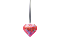 Transparante hartjes om te vullen 7,6 cm , set van 12 stuks