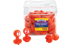Vormen & Nummer stempels voor klei, set van 26 stuks
