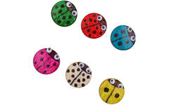Kokosnoot rond assorti 25 mm, 250 gram
