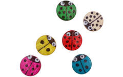 Kokosnoot rond assorti 25 mm, 250 gram